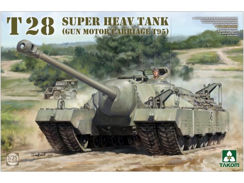 Czołg T28 Super Heavy Tank (Gun Motor Carriage T95) 2209 Takom