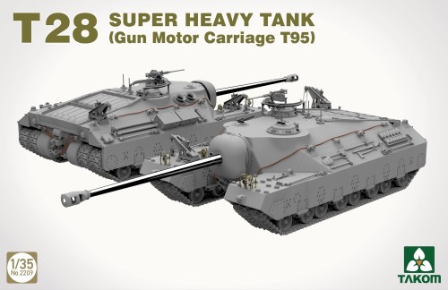 Czołg T28 Super Heavy Tank (Gun Motor Carriage T95) 2209 Takom