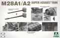Czołg T28 Super Heavy Tank & M28A1/A2 & Modeling Guide 2209W Takom