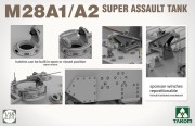 Czołg T28 Super Heavy Tank & M28A1/A2 & Modeling Guide 2209W Takom