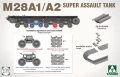 Czołg T28 Super Heavy Tank & M28A1/A2 & Modeling Guide 2209W Takom
