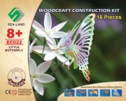 Motyl składanka drewniana puzzle 3D EC022 Sea-Land
