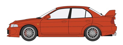 Mitsubishi Lancer GSR Evolution VI Low Down Version 20803 Hasegawa