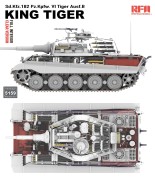 Czołg Sd.Kfz.182 Pz.Kpfw. VI Tiger Ausf.B King Tiger Clear Version RM-5159 RFM