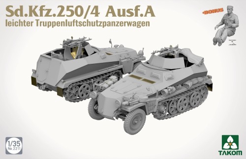 Sd.Kfz.250/4 Ausf.A Leichter Truppenluftschutzpanzerwagen 2211 Takom