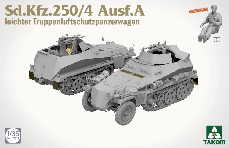 Sd.Kfz.250/4 Ausf.A Leichter Truppenluftschutzpanzerwagen 2211 Takom