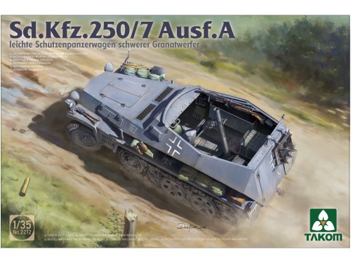 Sd.Kfz.250/7 Ausf.A leichter Schutzenpanzerwagen schwerer Granatwerfer 2212 Takom