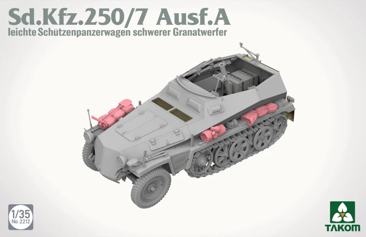Sd.Kfz.250/7 Ausf.A leichter Schutzenpanzerwagen schwerer Granatwerfer 2212 Takom