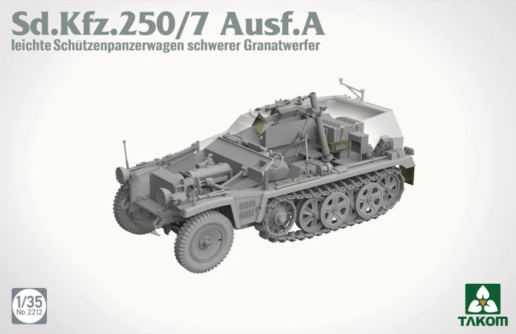 Sd.Kfz.250/7 Ausf.A leichter Schutzenpanzerwagen schwerer Granatwerfer 2212 Takom