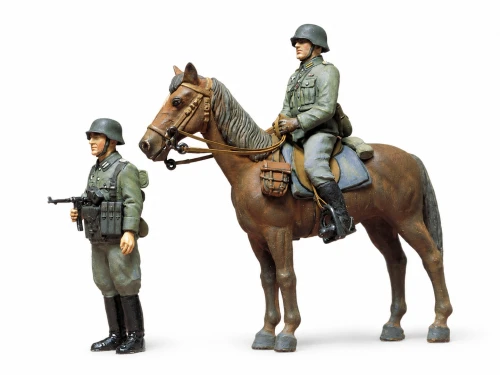 Niemiecka piechota konna Wehrmacht Mounted Infantry Set 35053 Tamiya