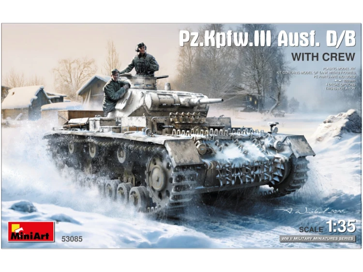Czołg Pz.Kpfw.III Ausf. D/B 53085 MiniArt