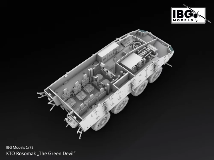 Transporter KTO Rosomak "the Green Devil" 72135 IBG