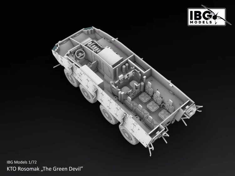 Transporter KTO Rosomak "the Green Devil" 72135 IBG