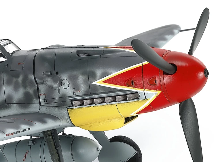 Samolot Messerschmitt Bf109 G-6 Late Production 61128 Tamiya