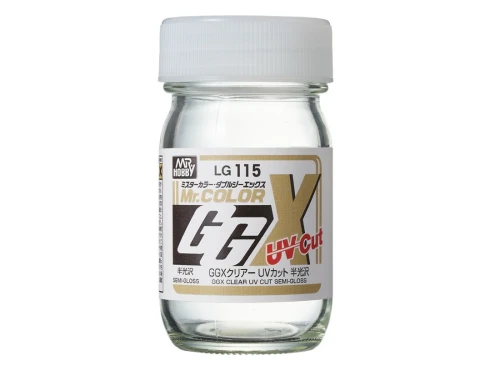 Farba akrylowa Mr.Color GGX Clear UV Cut Semi-Gloss LG115 Mr.Hobby
