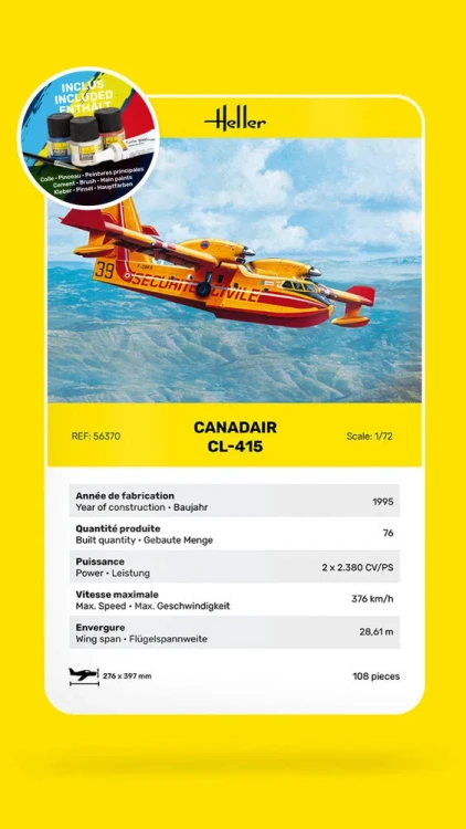 Samolot Canadair CL-415 56370 Heller