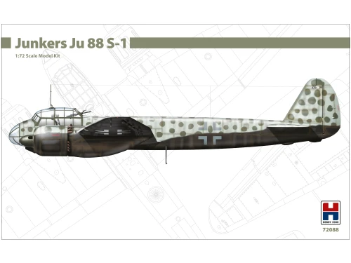 Samolot Junkers Ju 88 S-1 72088 Hobby 2000