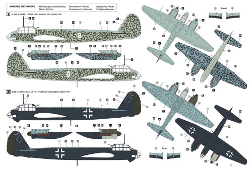 Samolot Junkers Ju 88 S-3 72089 Hobby 2000
