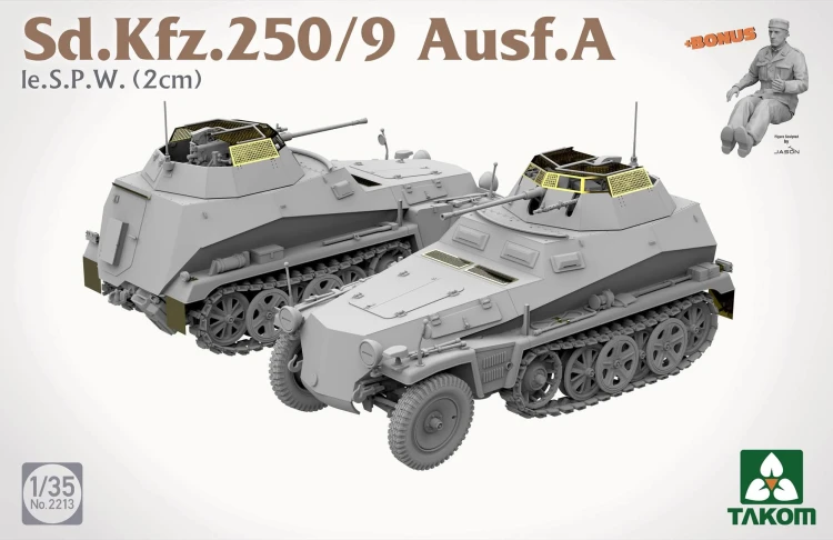 Transporter Sd.Kfz.250/9 Ausf.A le.S.P.W. (2 cm) 2213 Takom