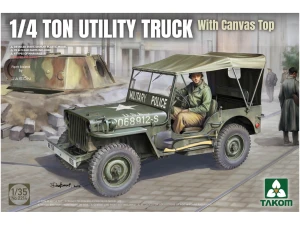 Willys MB Jeep 1/4 Ton Utility Truck With Canvas Top