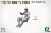Willys MB Jeep 1/4 Ton Utility Truck With Canvas Top 2214 Takom
