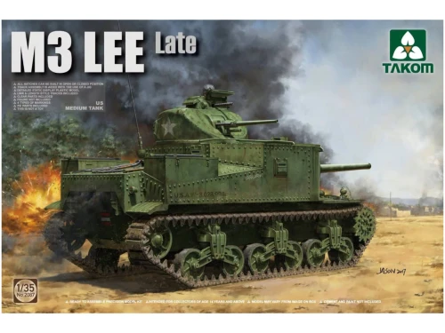 Czołg M3 Lee Late US Medium Tank 2087 Takom