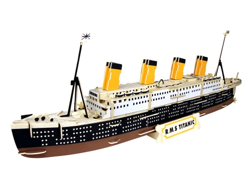 Statek pasażerski R.M.S Titanic składanka drewniana puzzle 3D P396 Sea-Land
