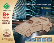 Samochód wyścigowy składanka drewniana puzzle 3D P065A Sea-Land
