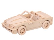 Samochód sportowy kabriolet składanka drewniana puzzle 3D P067 Sea-Land