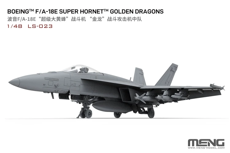 Samolot Boeing F/A-18E Super Hornet "Golden Dragons" LS-023 Meng