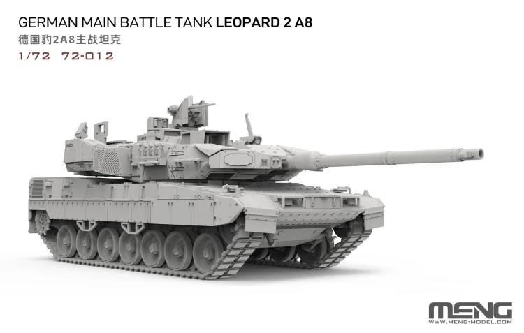 Czołg German Main Battle Tank Leopard 2A8 72-012 Meng