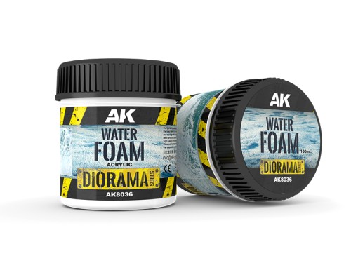 Water Foam Acrylic Diorama Series AK8036 AK Interactive