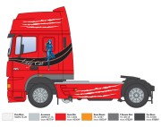 DAF XF95 Super Space Cab 93834 Italeri