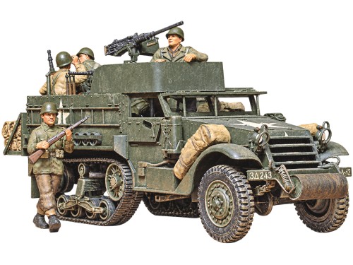 Transporter opancerzony U.S. Armored Personnel Carrier M3A2 Half-Track 35070 Tamiya