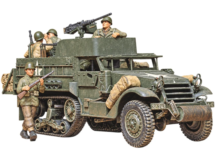 Transporter opancerzony U.S. Armored Personnel Carrier M3A2 Half-Track 35070 Tamiya