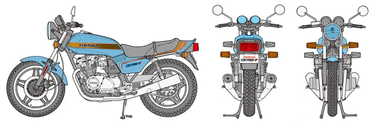 Honda CB750F 14006 Tamiya