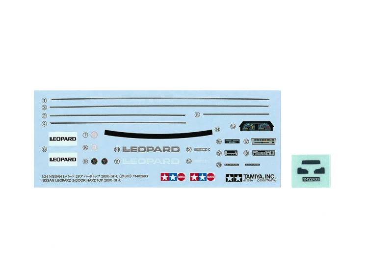 Nissan Leopard 2-Door Hardtop 280X-SF-L 24378 Tamiya