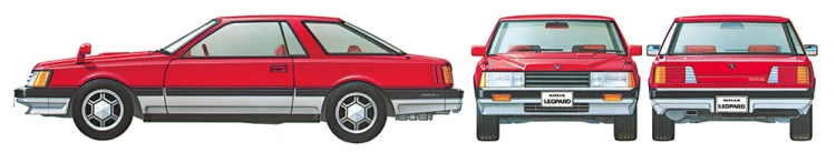 Nissan Leopard 2-Door Hardtop 280X-SF-L 24378 Tamiya