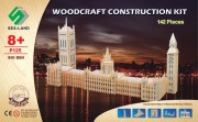 Wieża zegarowa Big Ben składanka drewniana puzzle 3D P125 Sea-Land