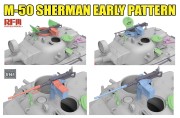 Czołg M-50 Sherman Early Pattern Degem Aleph / Degem Beth RM-5161 RFM
