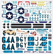 Samolot North American P-51D Mustang Full Interior BF-015 Border