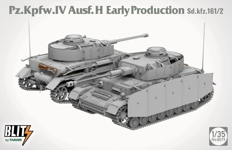 Czołg Pz.Kpfw. IV Ausf.H Early Production Sd.Kfz.161/2 8019 Takom