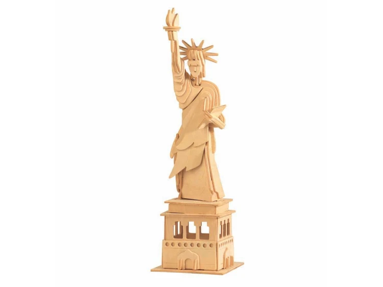 Statua Wolności składanka drewniana puzzle 3D P031 Sea-Land