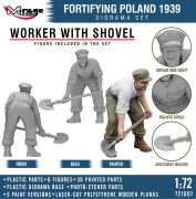 Fortifying Poland 1939 - Diorama budowy polskich fortyfikacji i schronu bojowego Typ 1 721001 Mirage