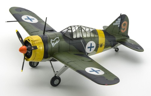 Samolot Brewster B-239 Buffalo Finnish Air Force Aces 02533 Hasegawa