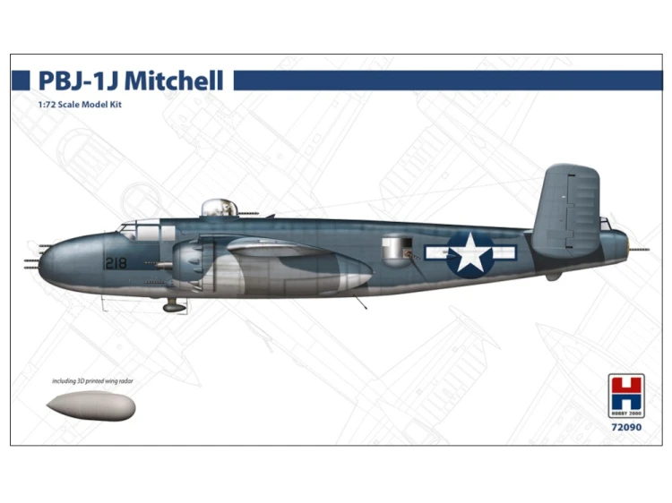 Samolot North American PBJ-1J Mitchell 72090 Hobby 2000