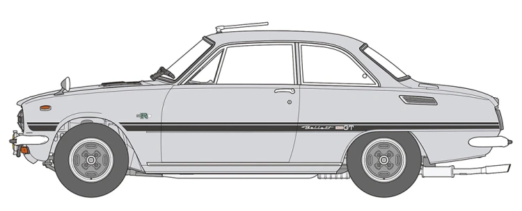 Isuzu Bellett 1600GTR Late Version (1973) 20823 Hasegawa