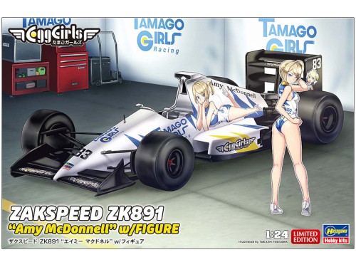 Zakspeed ZK891 Amy McDonnell with Figure SP685 Hasegawa
