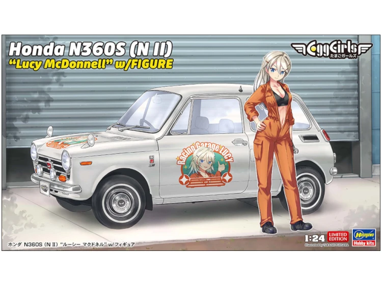 Honda N360S (N II) Lucy McDonnell with Figure SP689 Hasegawa