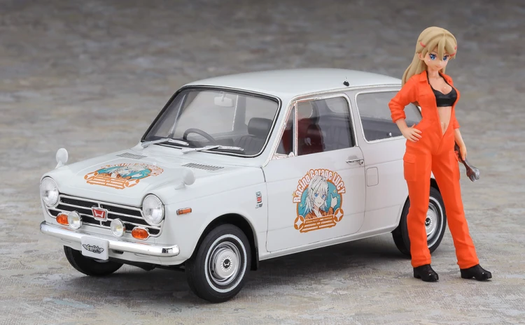 Honda N360S (N II) Lucy McDonnell with Figure SP689 Hasegawa